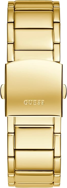 Guess Phoenix gold steel bracelet with GUESS logo detail on clasp