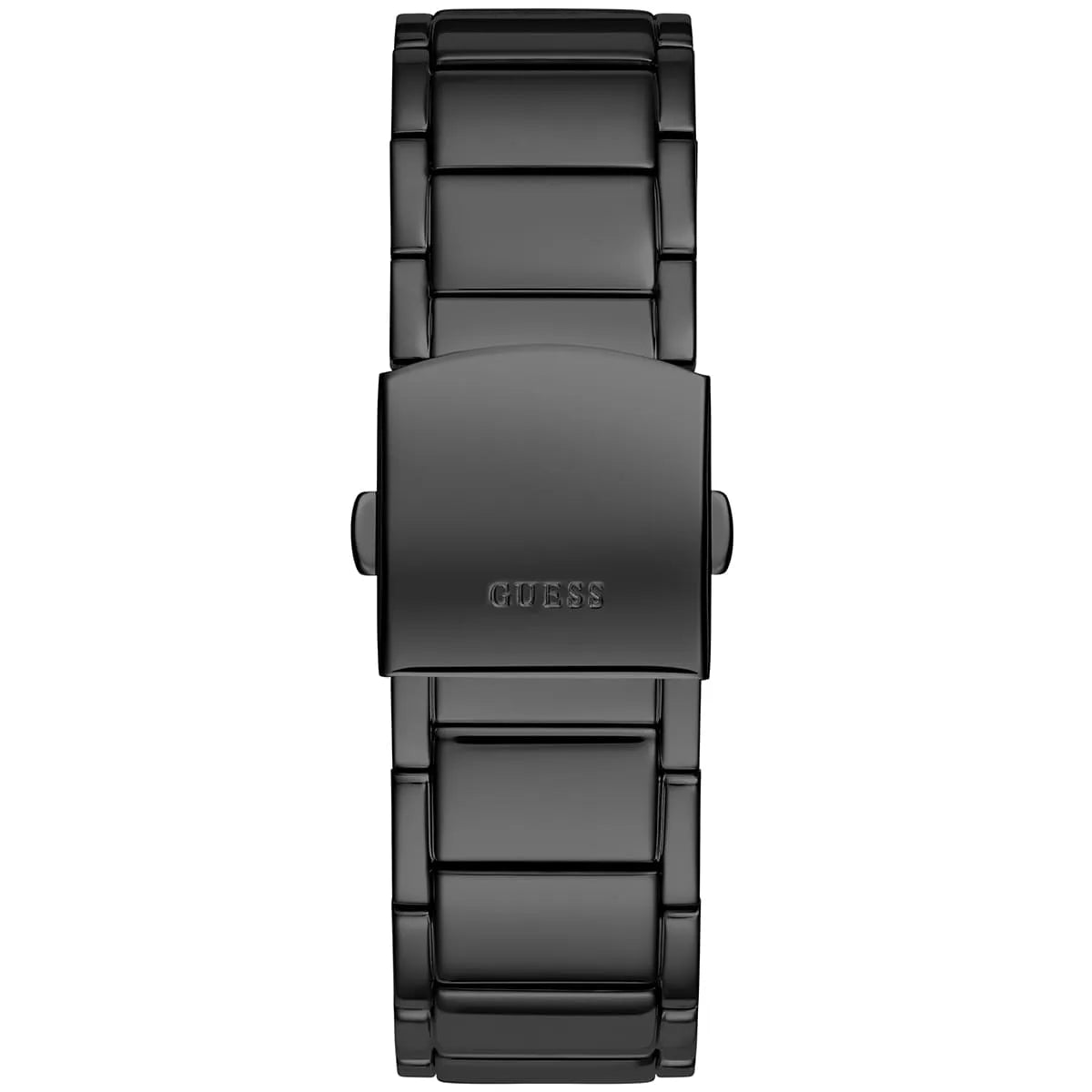 Guess Phoenix watch caseback showing stainless steel bracelet attachment points