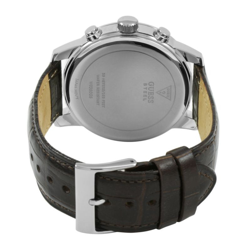 Guess Pursuit Silver Chronograph Black Dial Men’s Watch W0500G2 - Watch