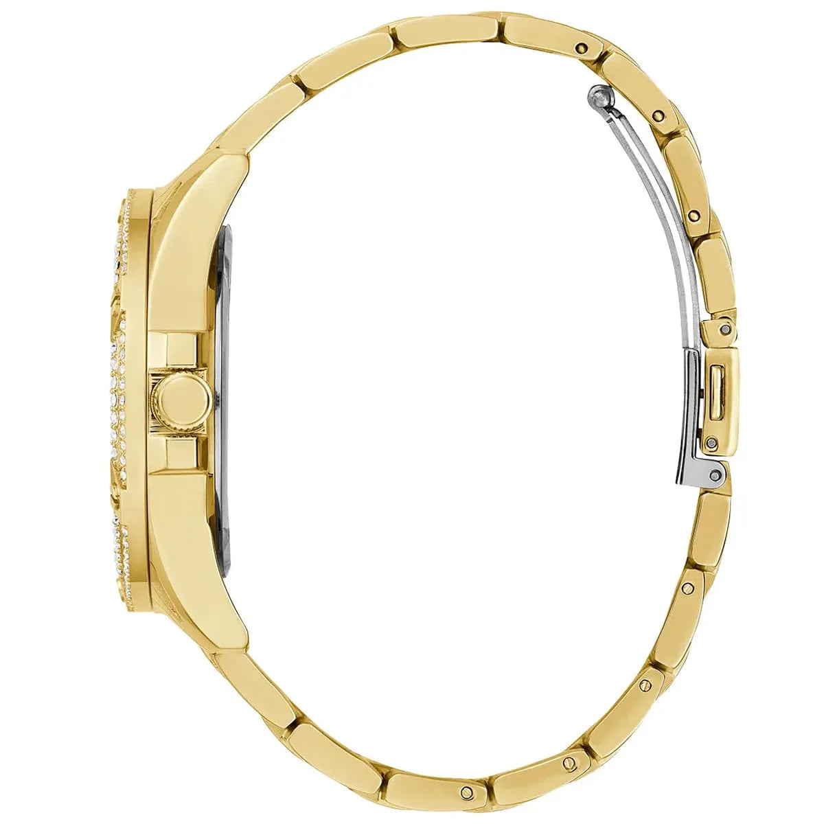 Guess Queen women's watch gold-tone stainless steel link bracelet