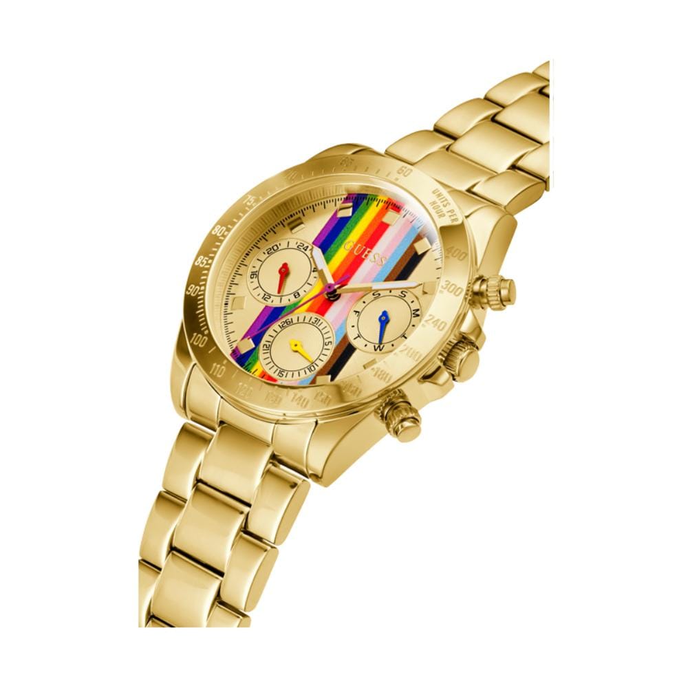 Guess Rainbow Dial All Gold Women’s Watch GW0433L1 - Watch