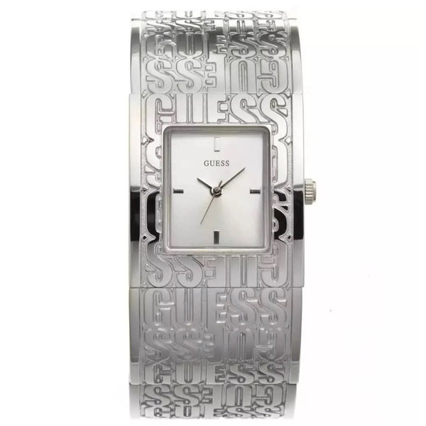 Guess Silver Steel Quartz Silver Dial Ladies Watch W0577L1 - The Watches Men & Co