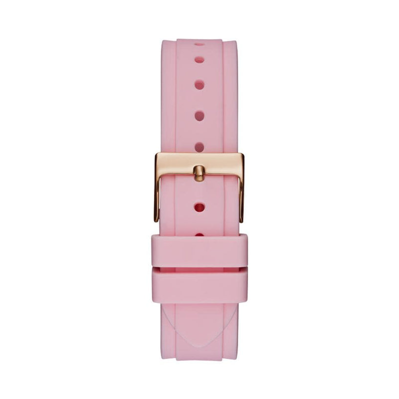 Guess Solstice Rose Gold Silicone Women’s Watch GW0113L4 - Watch