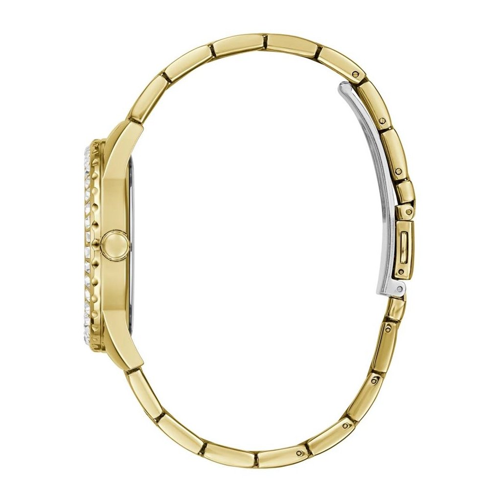 Guess Sparkler Gold Black Dial Women’s Watch GW0111L2 - Watch