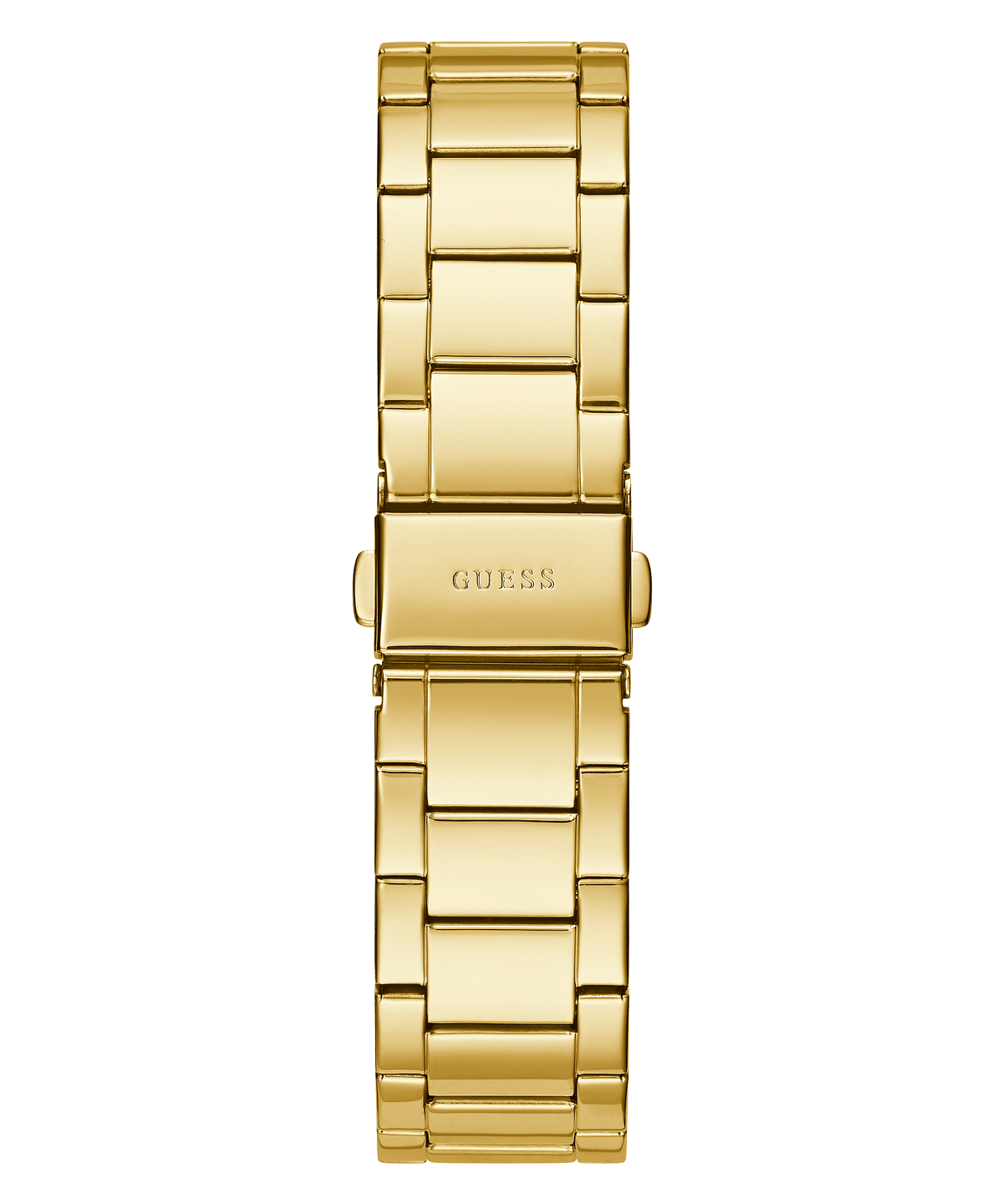 Guess Sugarrush gold-tone stainless steel bracelet with engraved clasp