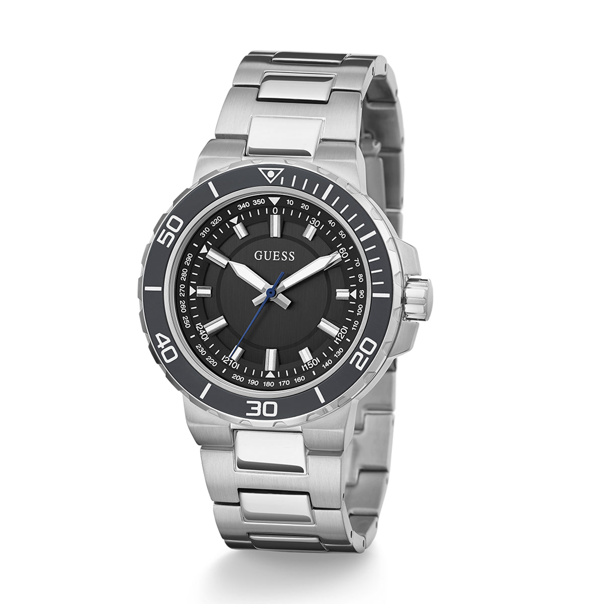 Guess Track Silver Tone Men’s Watch GW0426G1 - Watch