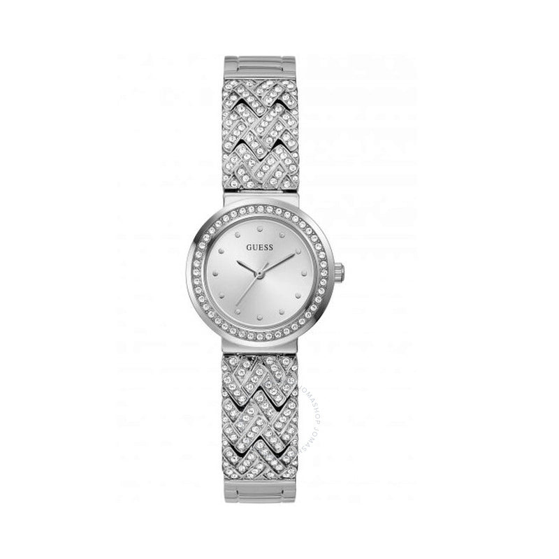 Guess Treasure Quartz Silver Dial Ladies Watch GW0476L1 - The Watches Men & Co