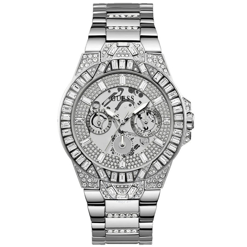 Guess Trend Silver Tone Multi-Function Silver-tone Dial Men's Watch GW0516G1 - The Watches Men & Co