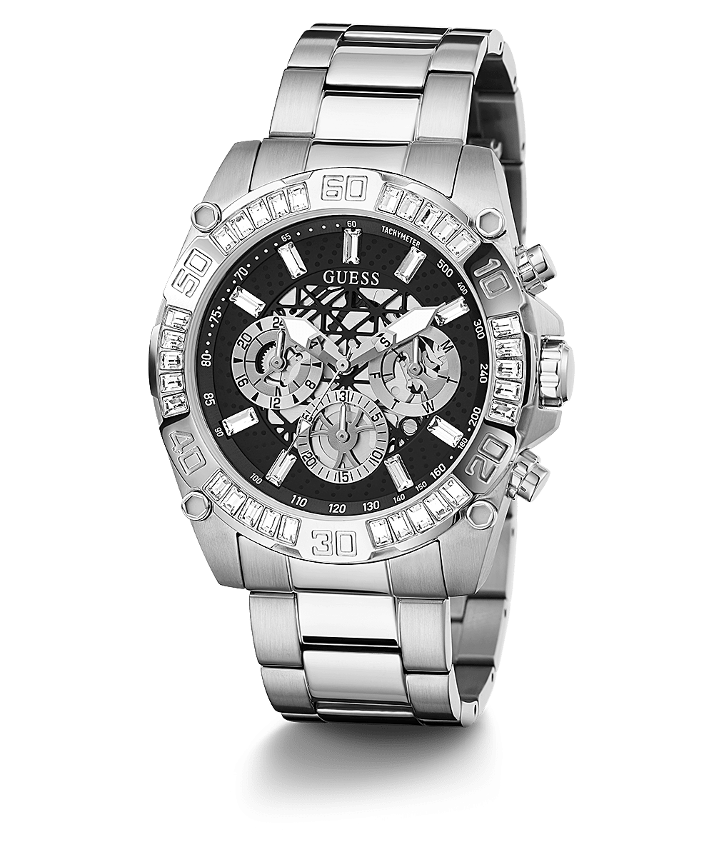 Guess Trophy Silver Tone Men’s Watch GW0390G1 - Watch