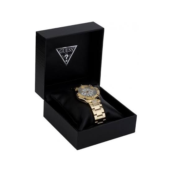 Guess Vista watch with original black box and Guess branding