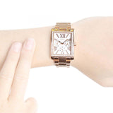 Guess Haven Crystal White Dial Rose Gold Ladies Watch W0446L3