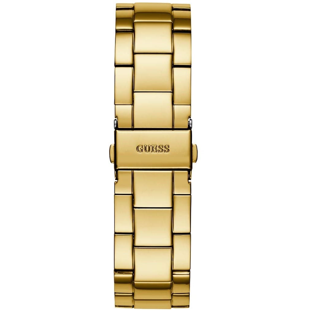 Guess W1082L2 gold metal bracelet strap with GUESS logo clasp