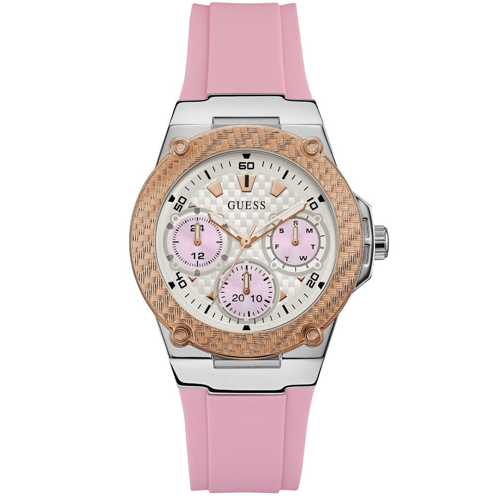 Guess Zena Quartz Silver Dial Ladies Watch W1094L4 - Watch