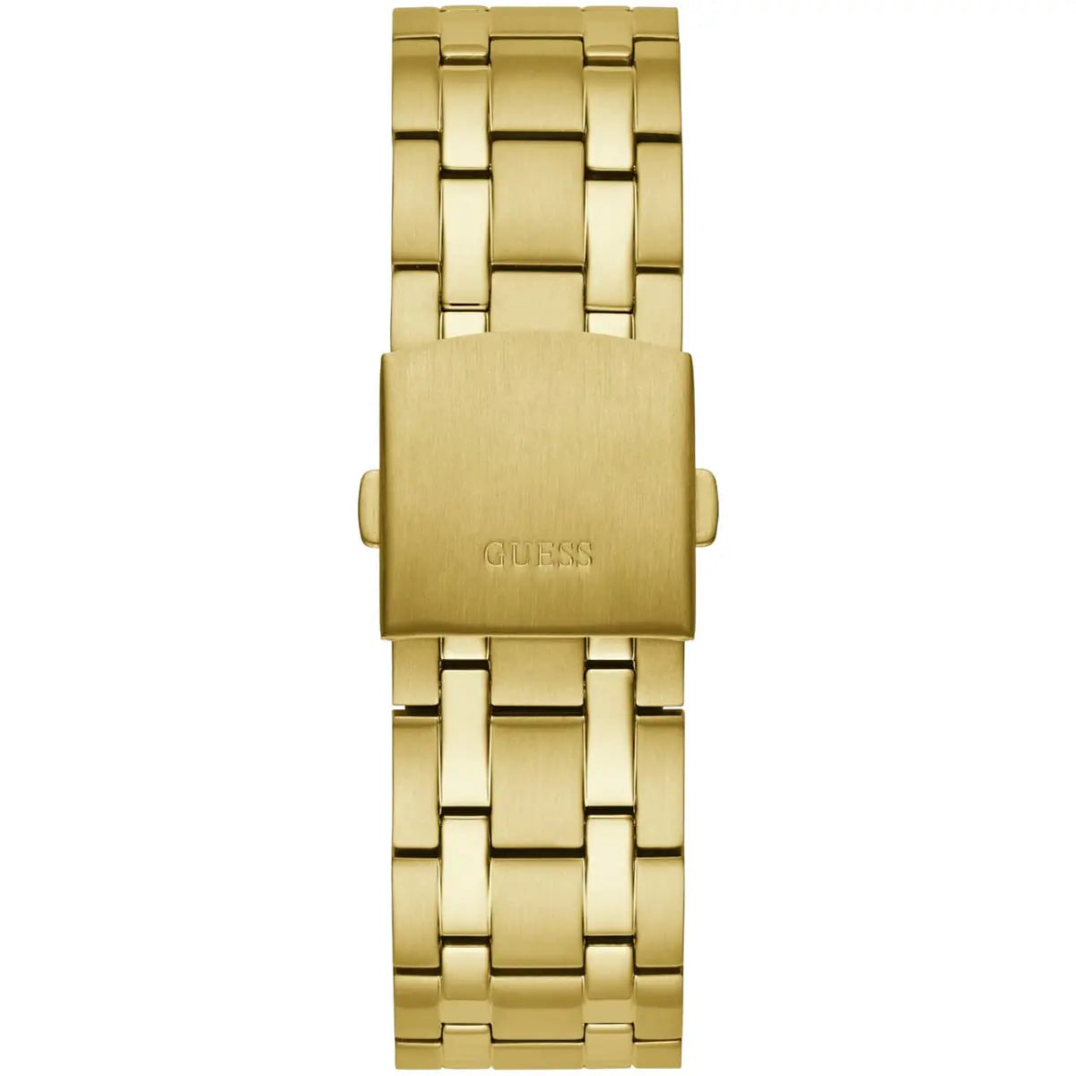 Guess Continental stainless steel gold-tone bracelet with link details and embossed GUESS logo