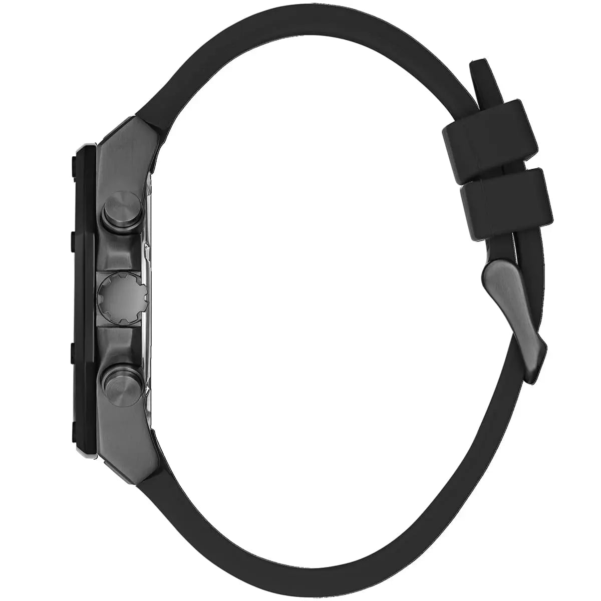 Guess GW0263G4 watch worn on wrist showing profile and buckle design