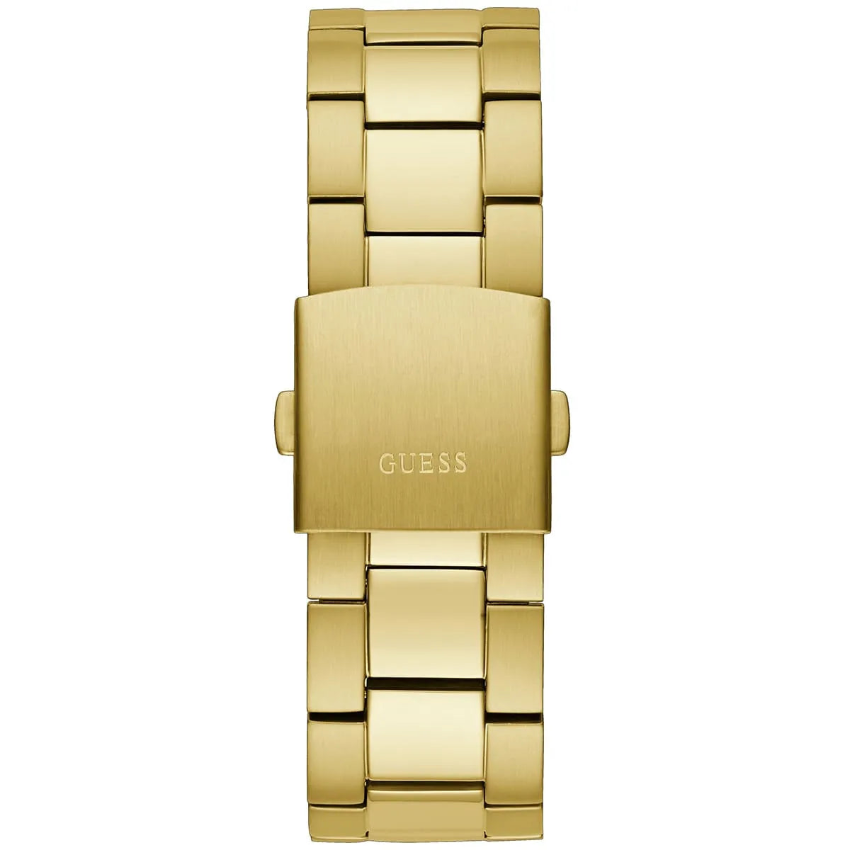 Guess GW0539G2 gold tone stainless steel three-link bracelet with branded clasp