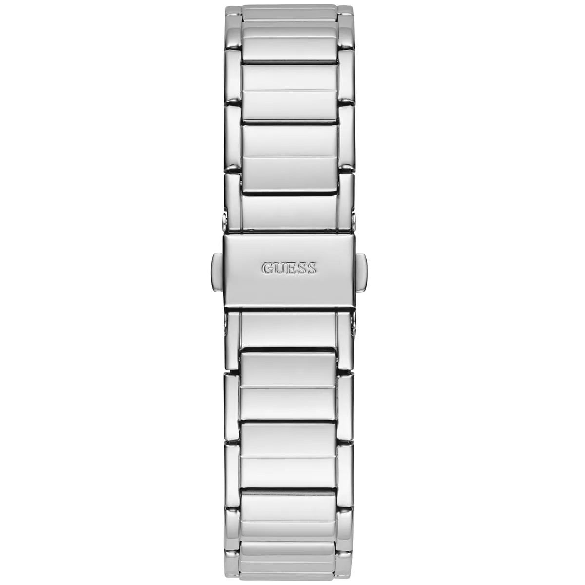Guess GW0552L1 stainless steel metal bracelet with link design and Guess branding