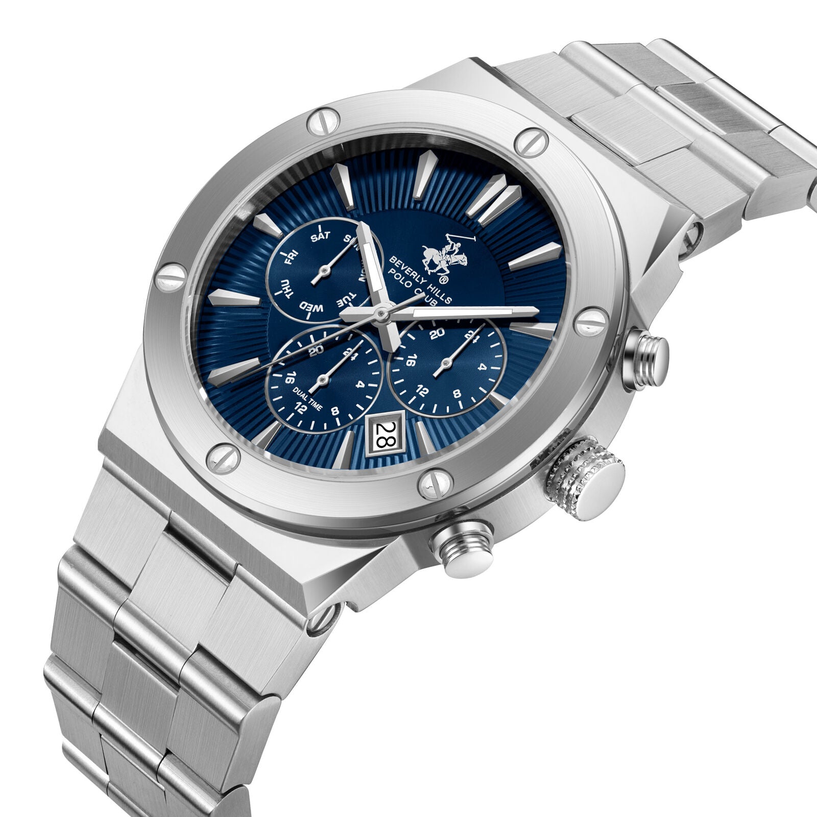 Beverly Hills Polo Club Silver Men's Watch BP3871X.390 BP3871X.390 - Image 2