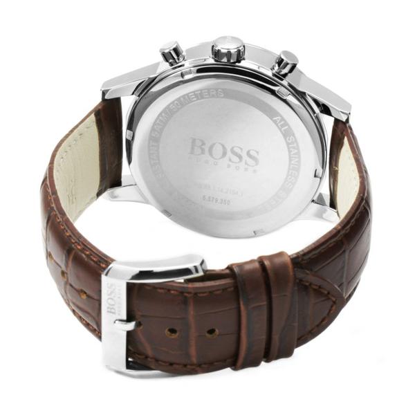 Hugo Boss Aeroliner caseback with engraved BOSS logo and text detail