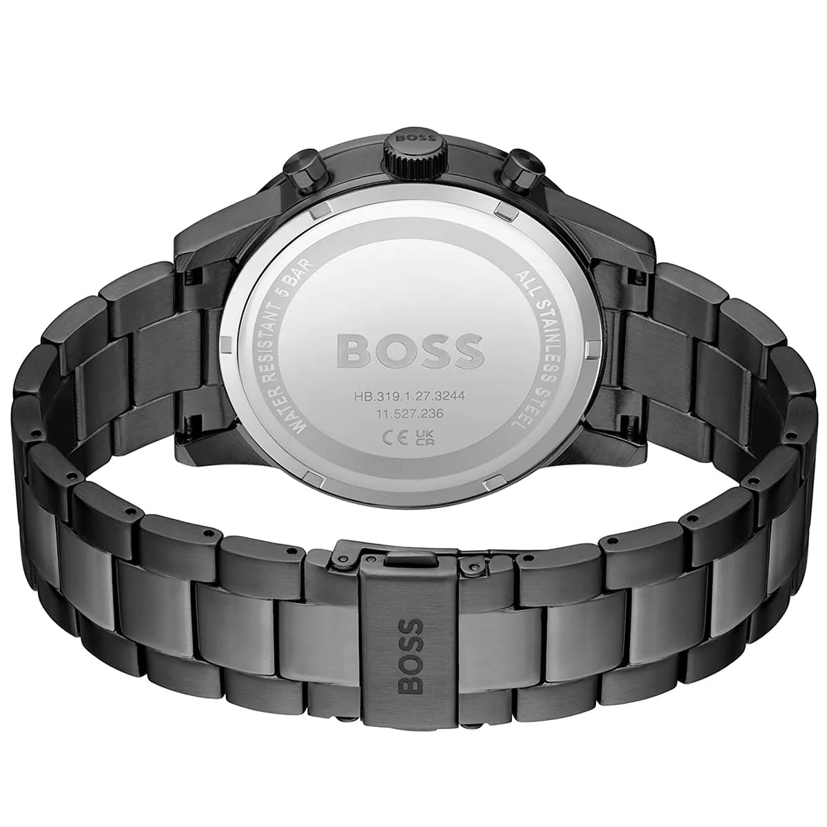 Hugo Boss Allure caseback with BOSS branding and watch reference number engraving