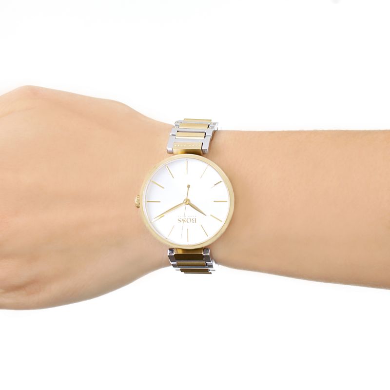 Hugo Boss Allusion Quartz Silver Dial Ladies Watch 1502417 - Watch