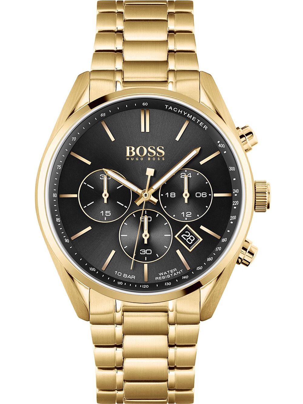 Hugo Boss Champion Gold Chronograph Men's Watch  1513848 - The Watches Men & CO