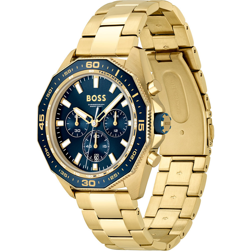 Hugo Boss Energy Gold Chronograph Men's Watch 1513973 - The Watches Men & CO #2