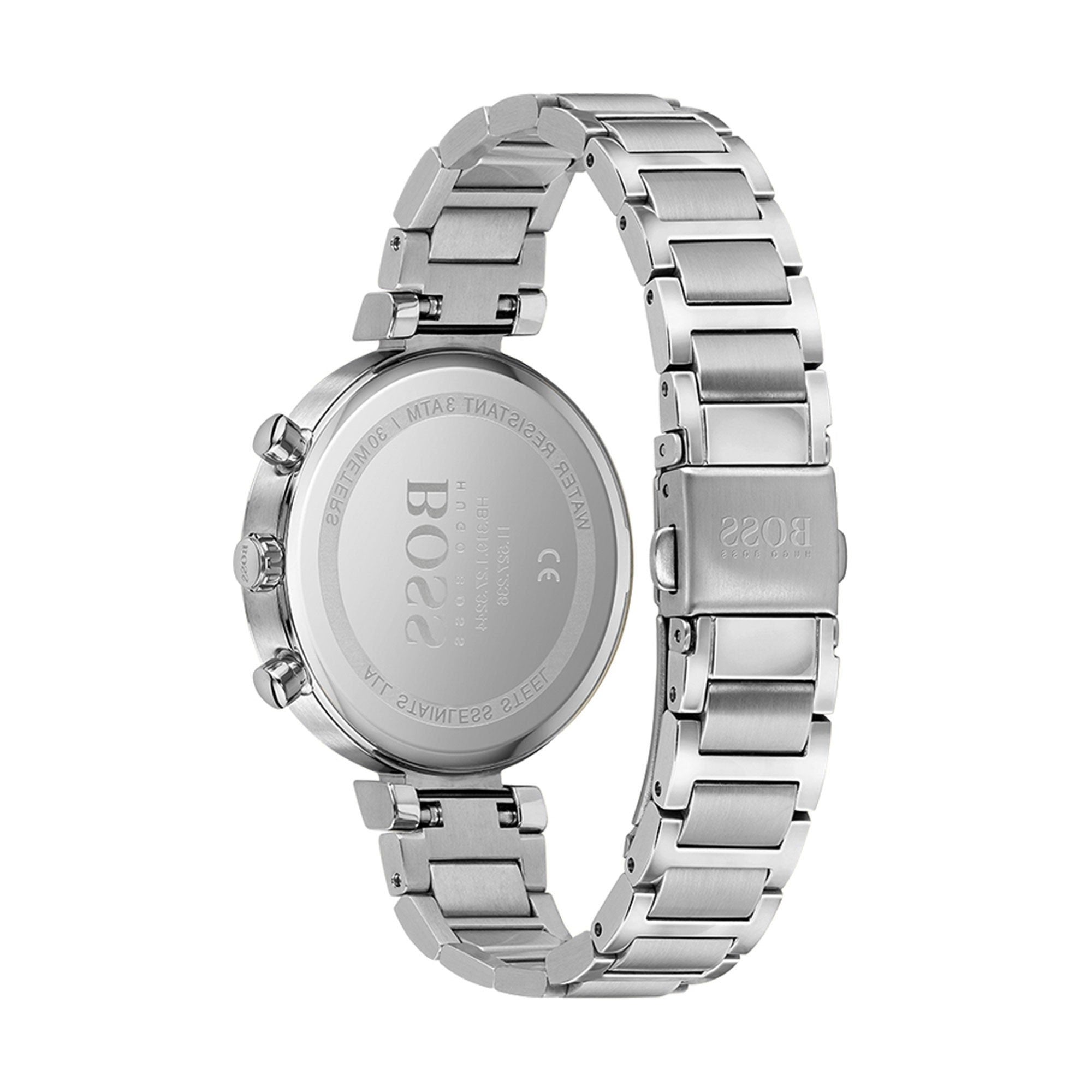 Hugo Boss Flawless Chronograph Silver Women's Watch 1502530 - The Watches Men & CO #3