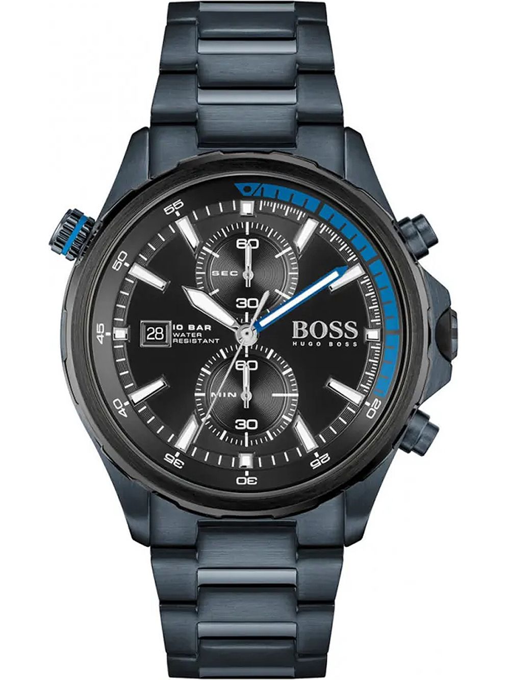 Hugo Boss Globetrotter Black Dial Men's Watch  1513824 - The Watches Men & CO