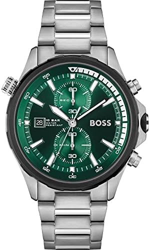 Hugo Boss Globetrotter Green Dial Men’s Watch 1513930 - Watch