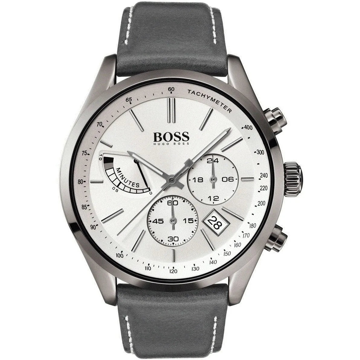 Hugo Boss Grand Prix Grey Dial Men’s Watch 1513633 - Watch