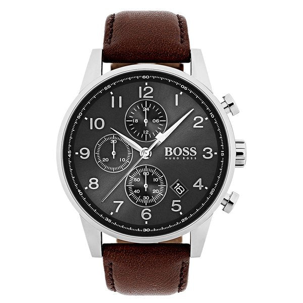 Hugo Boss Navigator men's quartz chronograph with three subdials and date window
