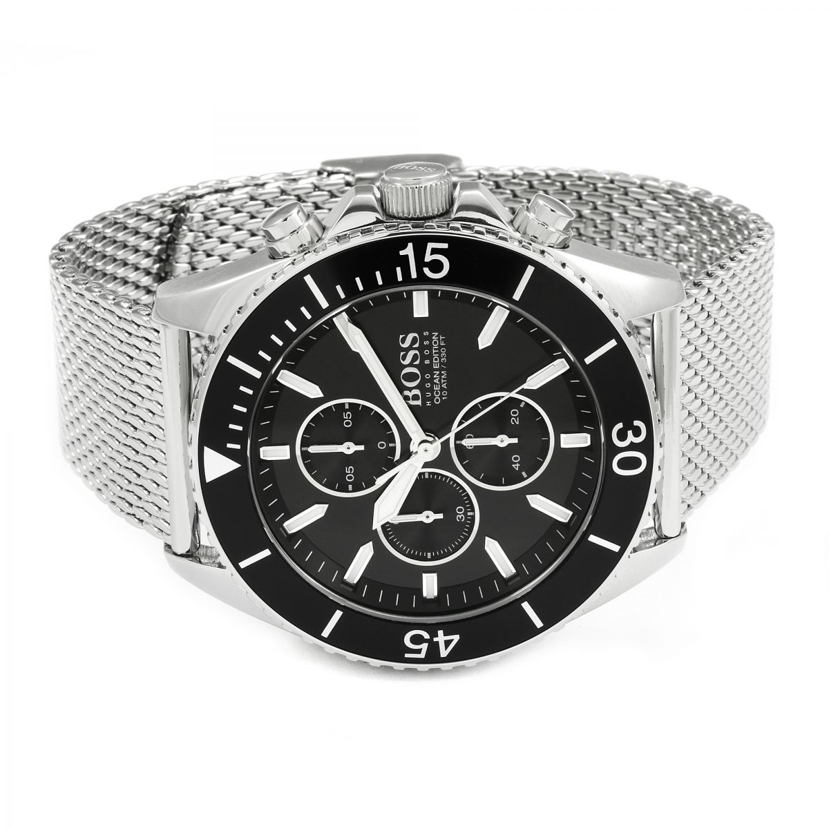 Hugo Boss Ocean Edition Chronograph Black Dial Men's Watch#1513701 - The Watches Men & CO #3