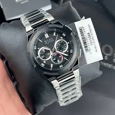 Hugo Boss Supernova chronograph with packaging and product tag