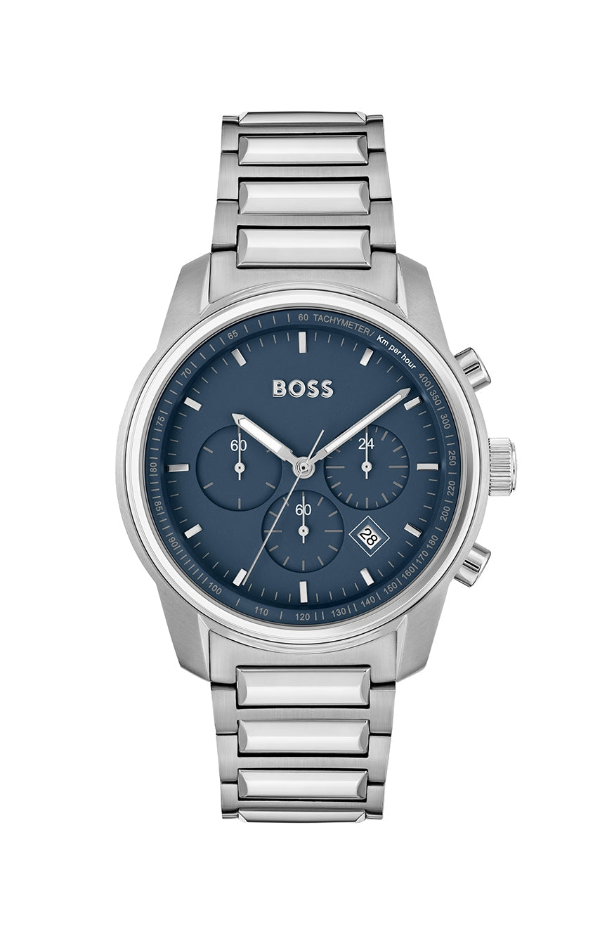 Hugo Boss Trace Blue Dial Men's Watch  1514007 - The Watches Men & CO