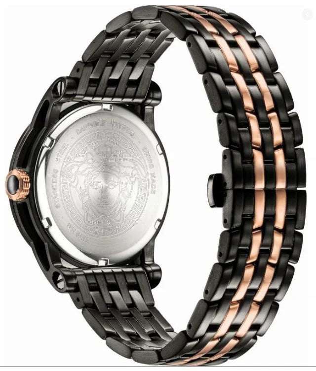 Versace Palazzo Empire Quartz Black Dial Men's Watch VERD00618