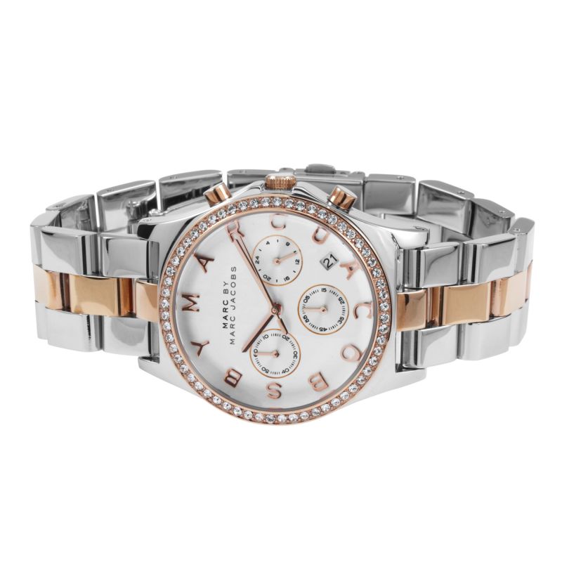 Marc by Marc Jacobs Multi-Function Silver Dial Ladies Watch MBM3106