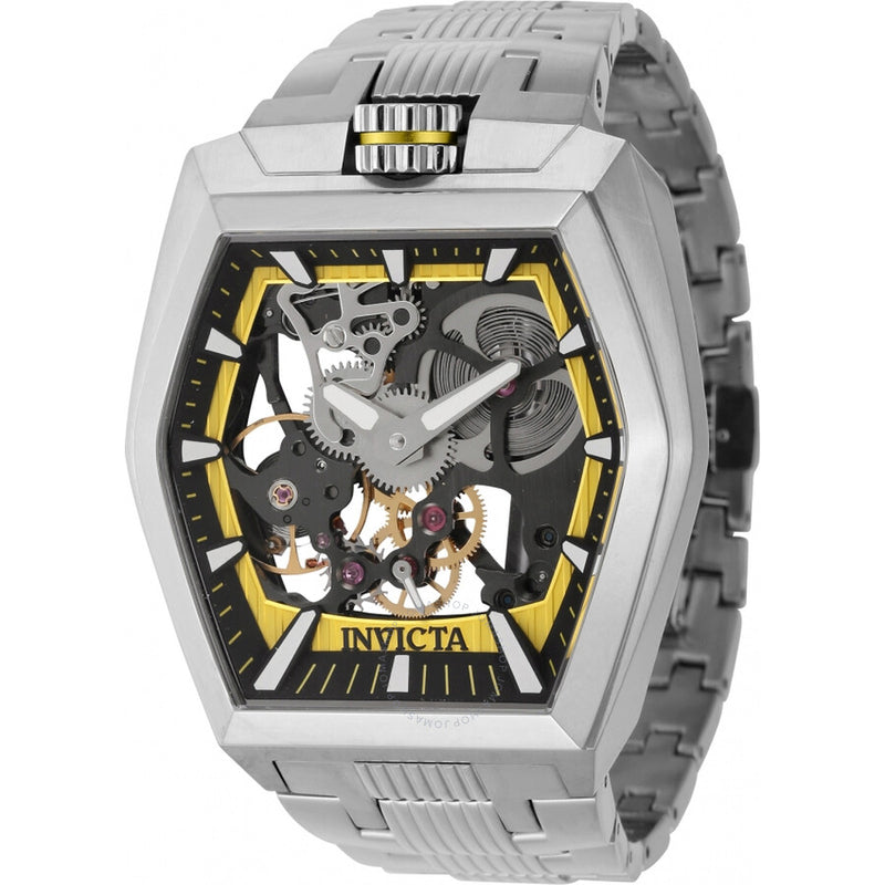 Invicta Akula Yellow and Black Dial Men's Watch 44012 - The Watches Men & Co
