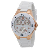 Invicta Angel Multi-Function White Dial White Silicone Ladies Watch 18798 - The Watches Men & Co