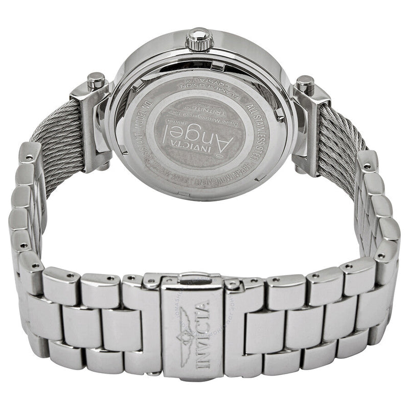 Invicta Angel Quartz Crystal Silver Dial Ladies Watch 28915 - The Watches Men & Co #3