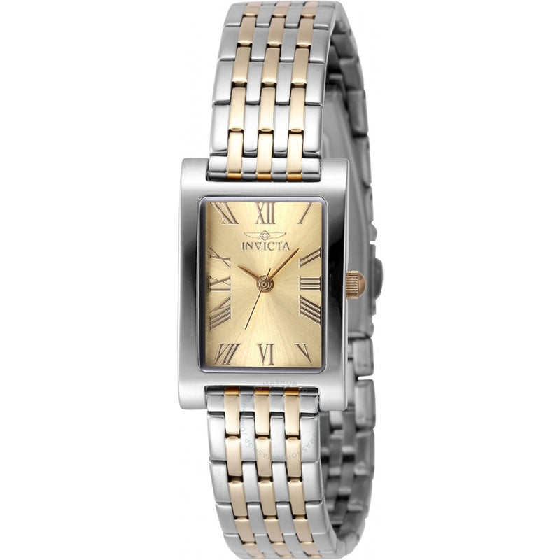 Invicta Angel Quartz Gold Dial Ladies Watch 48144 - The Watches Men & Co