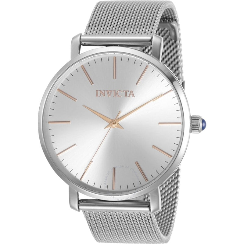 Invicta Angel Quartz Silver Dial Stainless Steel Ladies Watch 31068 - The Watches Men & Co