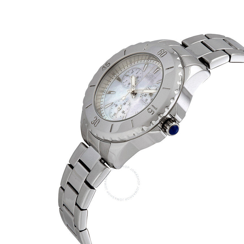 Invicta Angel Quartz White Mother of Pearl Dial Ladies Watch 29106 - The Watches Men & Co #2