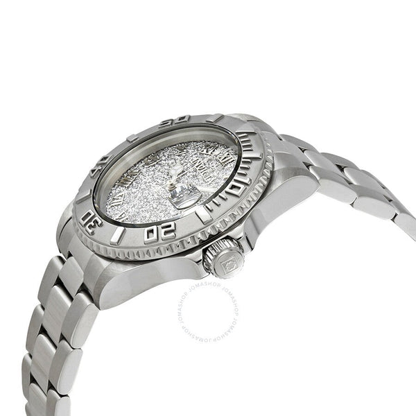 Invicta Angel Silver Glitter Dial Stainless Steel Ladies Watch 22706 - The Watches Men & Co #2