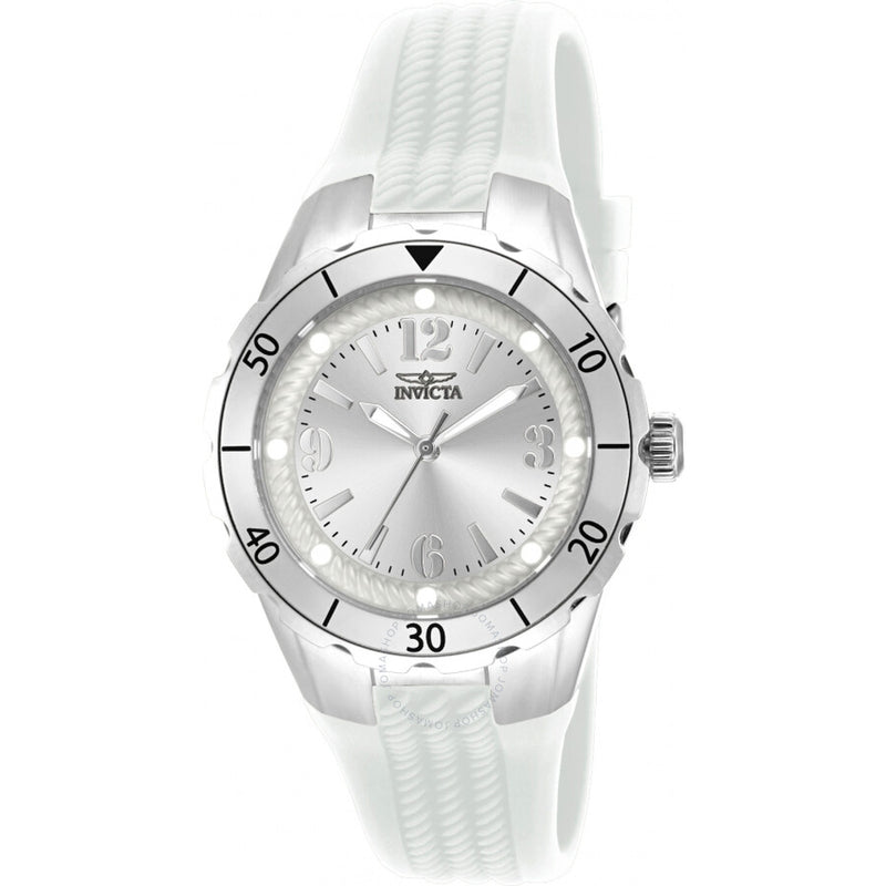 Invicta Angel Silver-tone Dial  Ladies Watch 17479 - The Watches Men & Co