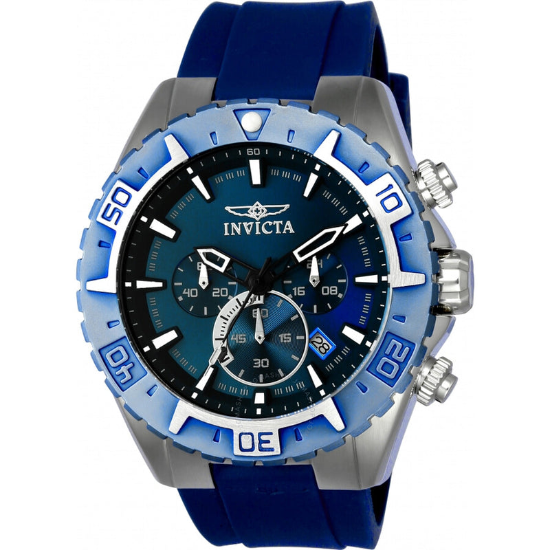 Invicta Aviator Chronograph Blue Dial Men's Watch 22522 - The Watches Men & Co