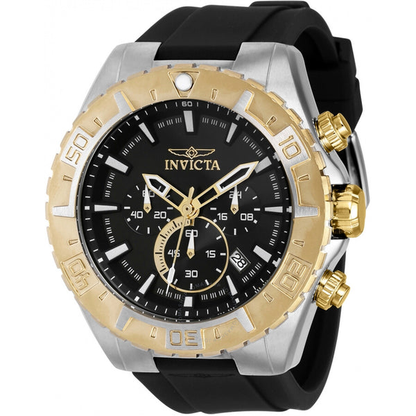 Invicta Aviator Chronograph Quartz Black Dial Men's Watch 37629 - The Watches Men & Co