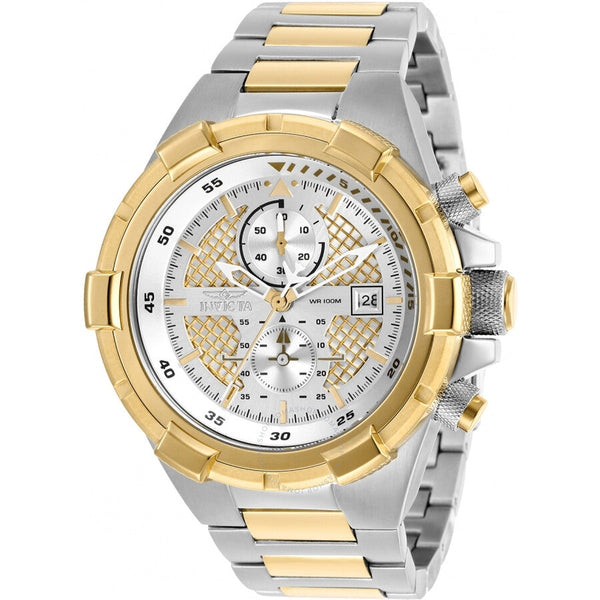 Invicta Aviator Chronograph Quartz Silver Dial Men's Watch 28120 - The Watches Men & Co