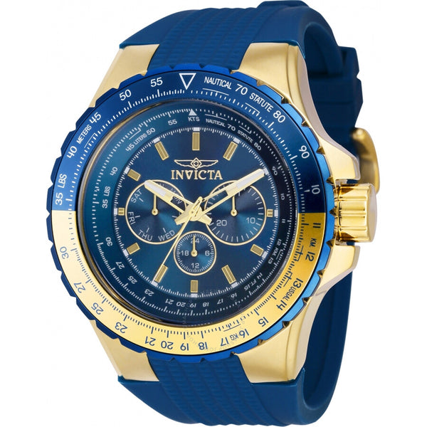 Invicta Aviator Quartz Blue Dial Men's Watch 39309 - The Watches Men & Co