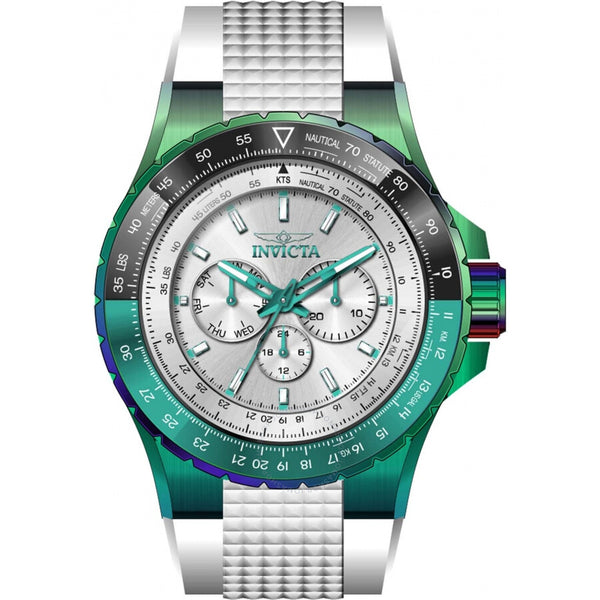 Invicta Aviator Quartz Silver Dial Men's Watch 44611 - The Watches Men & Co